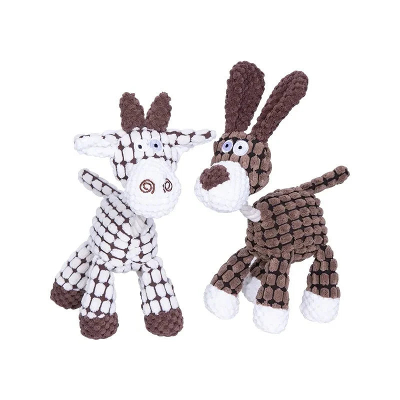 Dog Toy Reinforced Plush Squeaker Medium-Large