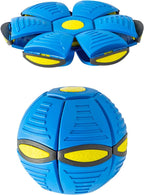Dog Toy Transforming Disc To Ball Soft Durable Plastic