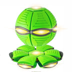 Dog Toy Transforming Disc To Ball Soft Durable Plastic