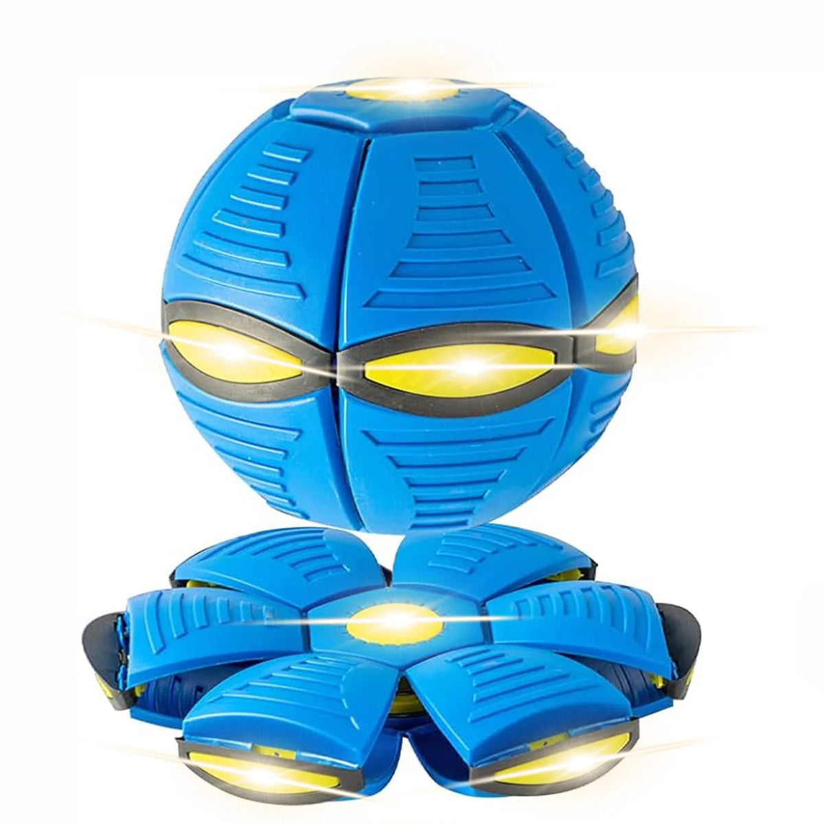 Dog Toy Transforming Disc To Ball Soft Durable Plastic