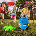 Dog Toy Transforming Disc To Ball Soft Durable Plastic
