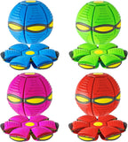 Dog Toy Transforming Disc To Ball Soft Durable Plastic