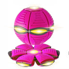 Dog Toy Transforming Disc To Ball Soft Durable Plastic