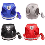 Dog Traction Belt Adjustable Velcro Breathable Mesh & Reflective