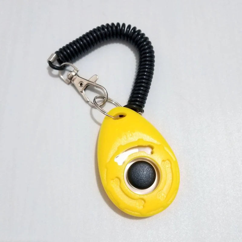 Dog Training Clicker Ergonomic Grip Adjustable Sound Compact