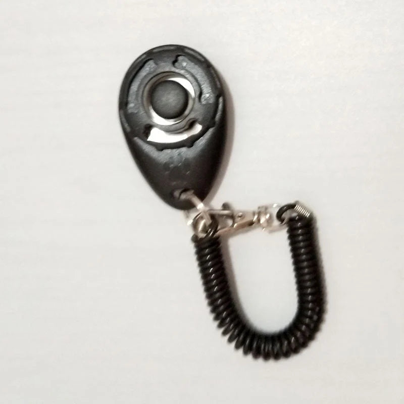 Dog Training Clicker Ergonomic Grip Adjustable Sound Compact