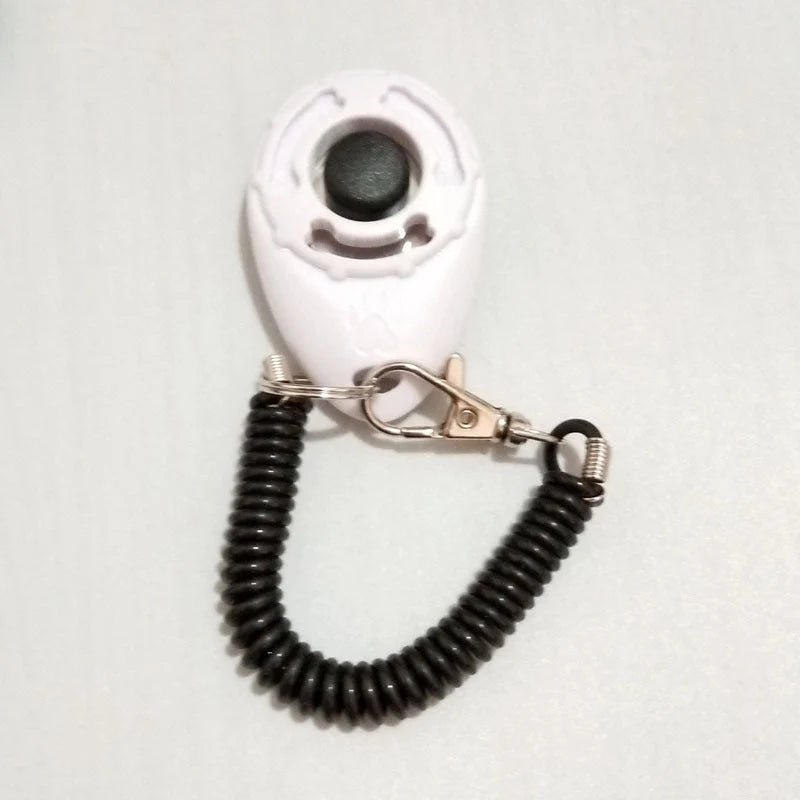 Dog Training Clicker Ergonomic Grip Adjustable Sound Compact