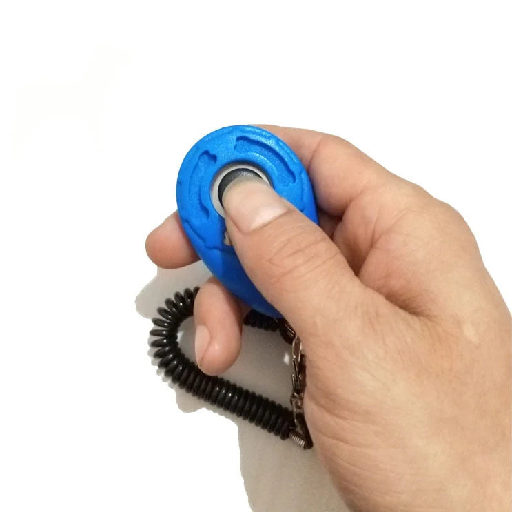 Dog Training Clicker Ergonomic Grip Adjustable Sound Compact