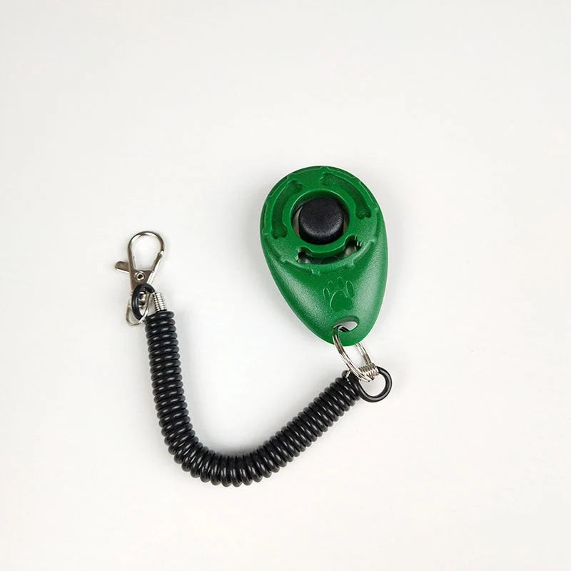 Dog Training Clicker Ergonomic Grip Adjustable Sound Compact