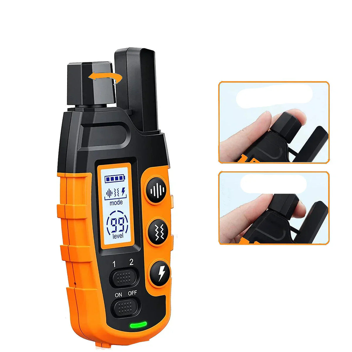 Dog Training Collar 0.62 Mile Range Rechargeable & Waterproof