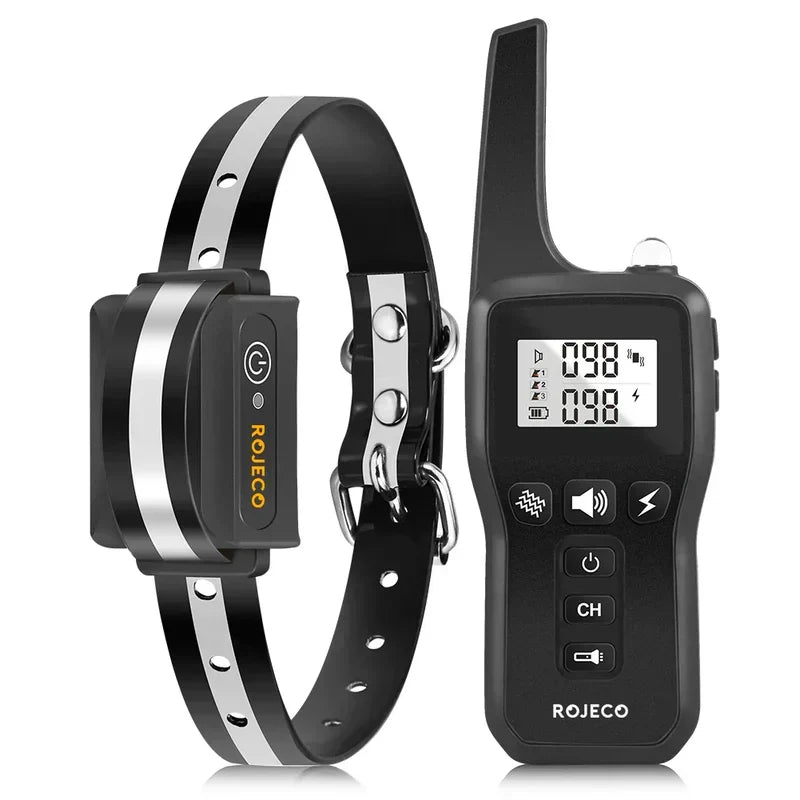 Dog Training Collar 0.62-Mile Range Rechargeable & Waterproof