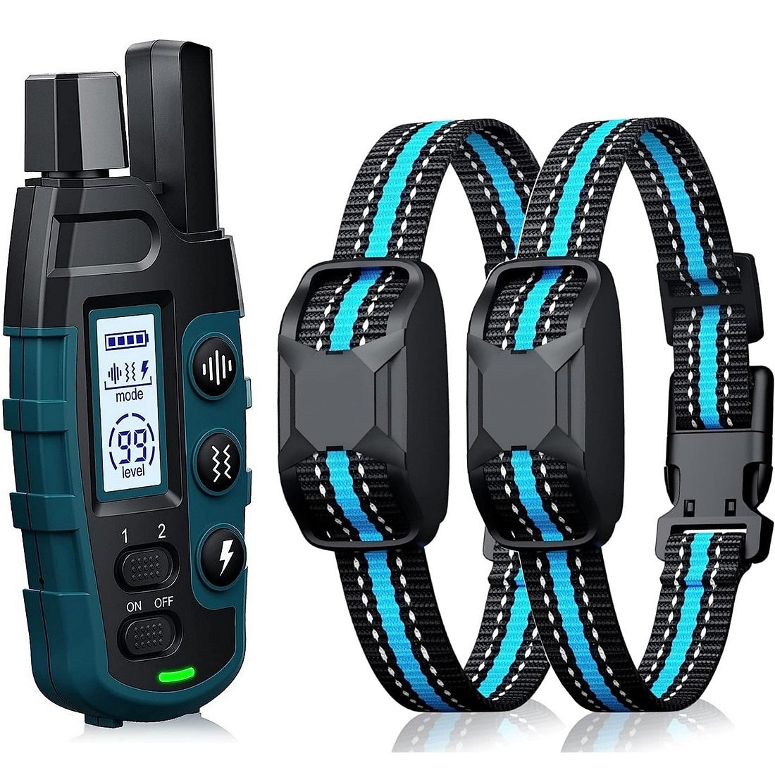 Dog Training Collar 0.62 Mile Range Rechargeable & Waterproof
