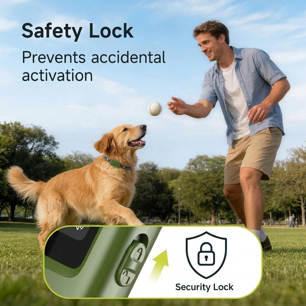 Dog Training Collar 1,006m Range Waterproof Adjustable Fit