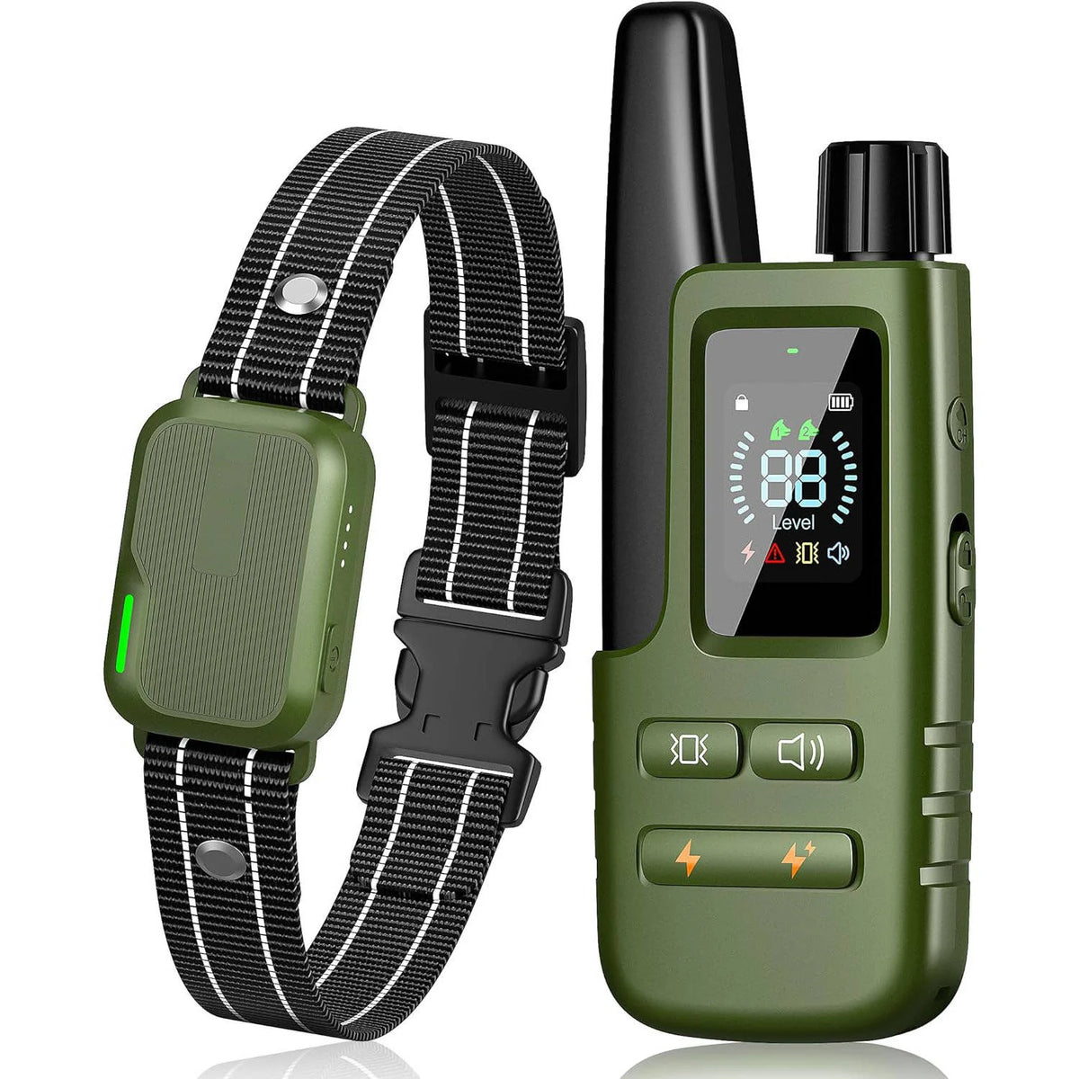 Dog Training Collar 1,006m Range Waterproof Adjustable Fit