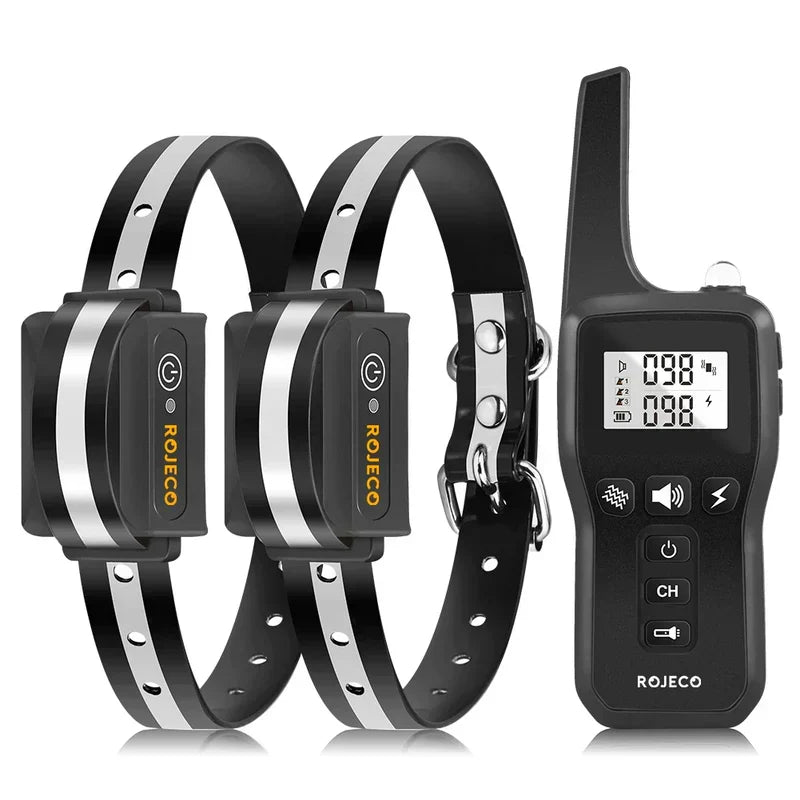 Dog Training Collar 1000m Range Vibration Sound & Shock