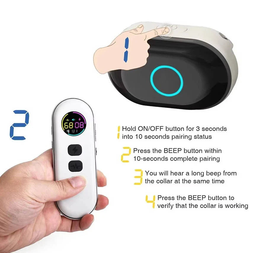 Dog Training Collar For Small Dogs Long-Range Rechargeable