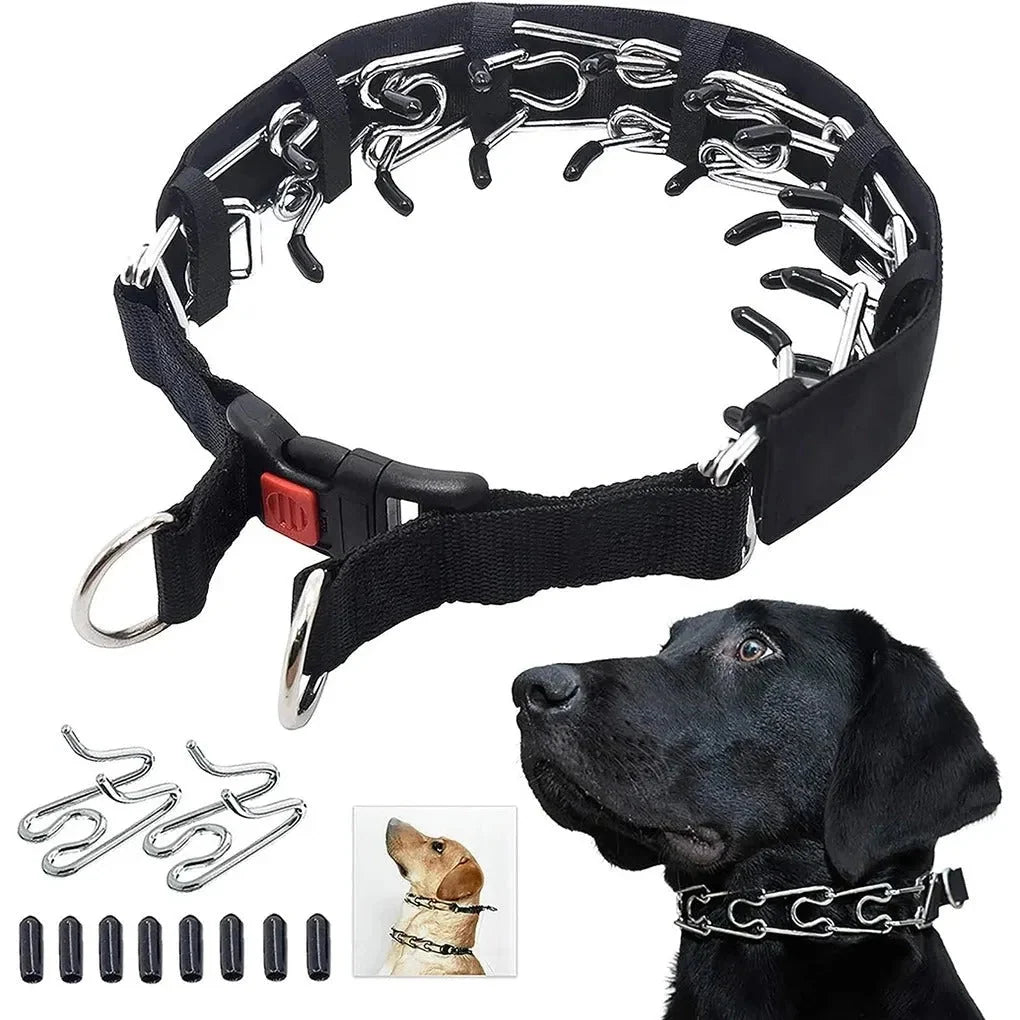 Dog Training Collar No-Pull Control Adjustable & Quick-Release