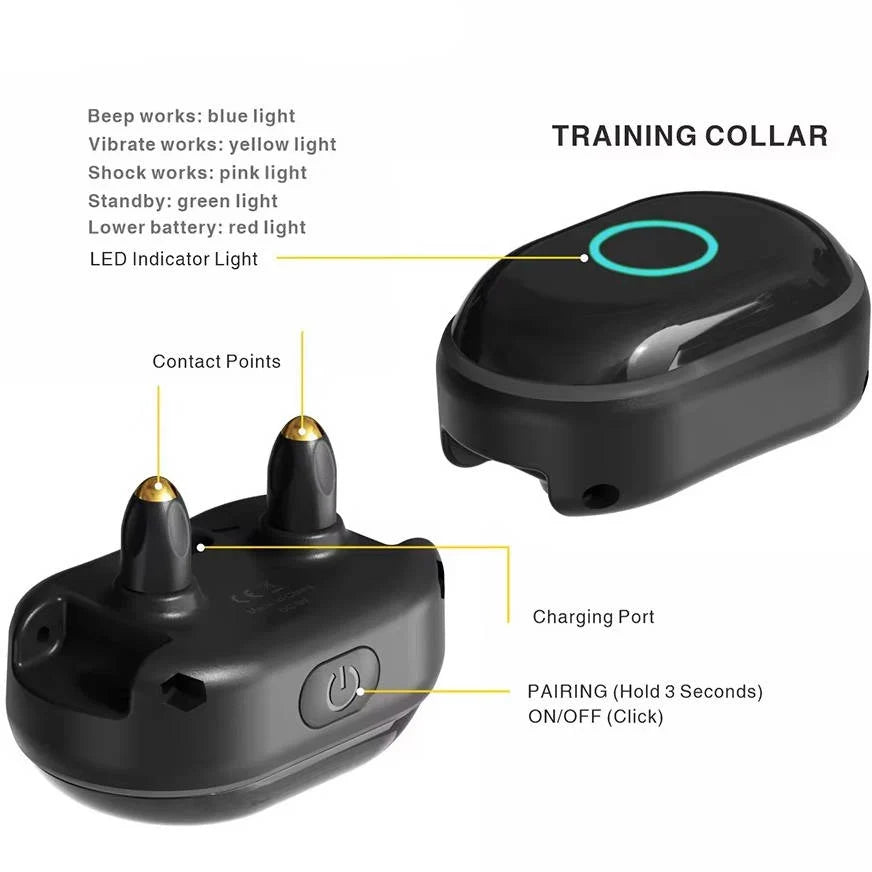 Dog Training Collar Remote 1300 Feet Waterproof