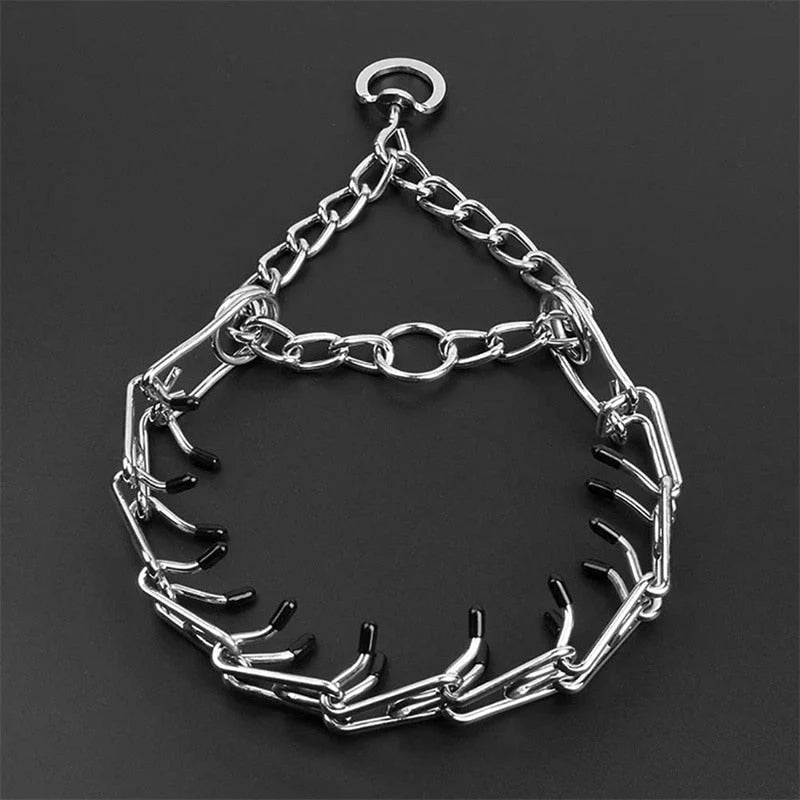 Dog Training Collar Rubber-Tipped Pins & Adjustable Fit