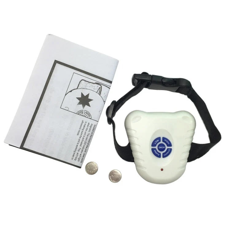 Dog Training Collar Ultrasonic Bark Control Adjustable Strap