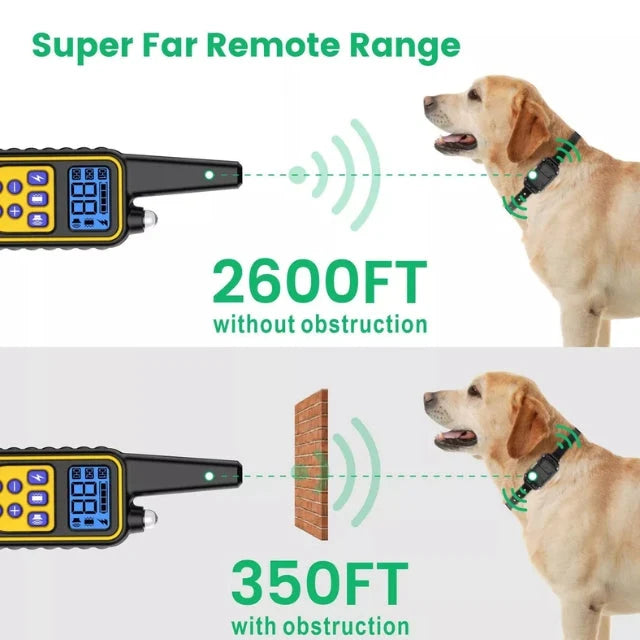 Dog Training Collar Waterproof Vibration & Static 0.5 Mile