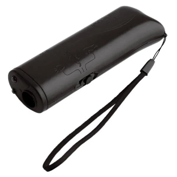 Dog Training Device Handheld Ultrasonic Built-In LED No Batteries