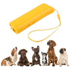 Dog Training Device Handheld Ultrasonic Built-In LED No Batteries