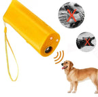 Dog Training Device Handheld Ultrasonic Built-In LED No Batteries