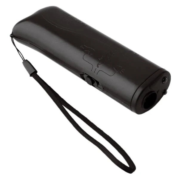 Dog Training Device Handheld Ultrasonic Built-In LED No Batteries