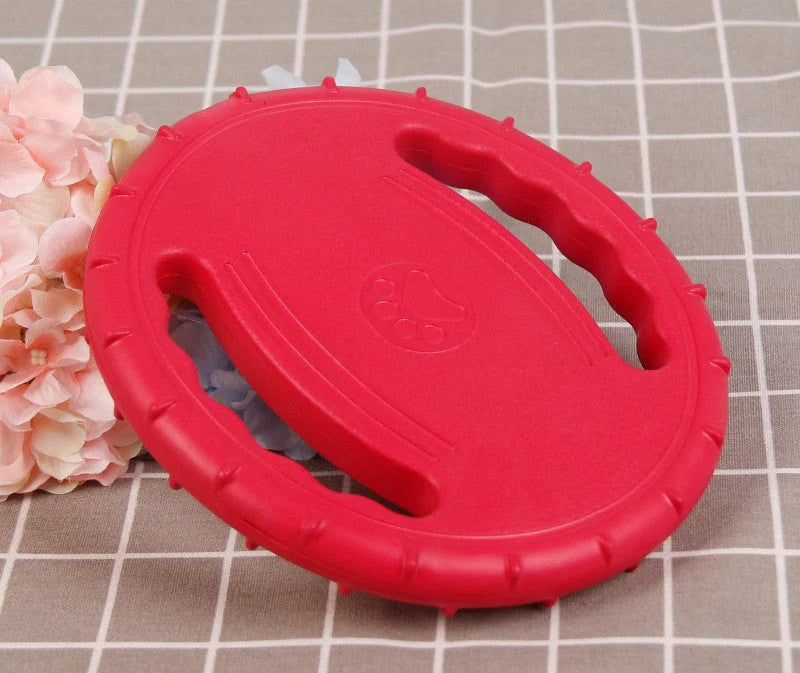 Dog Training Set Anti-Bite Frisbee & Chew Cubes