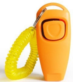 Dog Training Tool 2-In-1 Clicker & High-Frequency Whistle