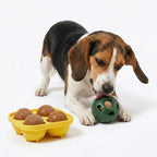Dog Treat Ball Slow-Dispense Natural Rubber
