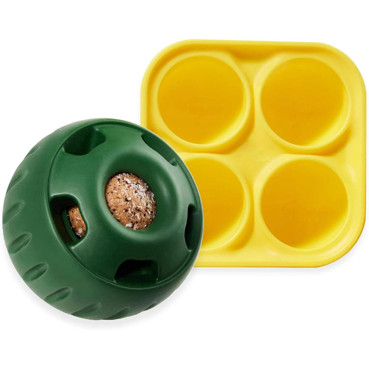Dog Treat Ball Slow-Dispense Natural Rubber