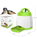 Dog Treat Dispenser Squeaky Remote Twist Portion Control