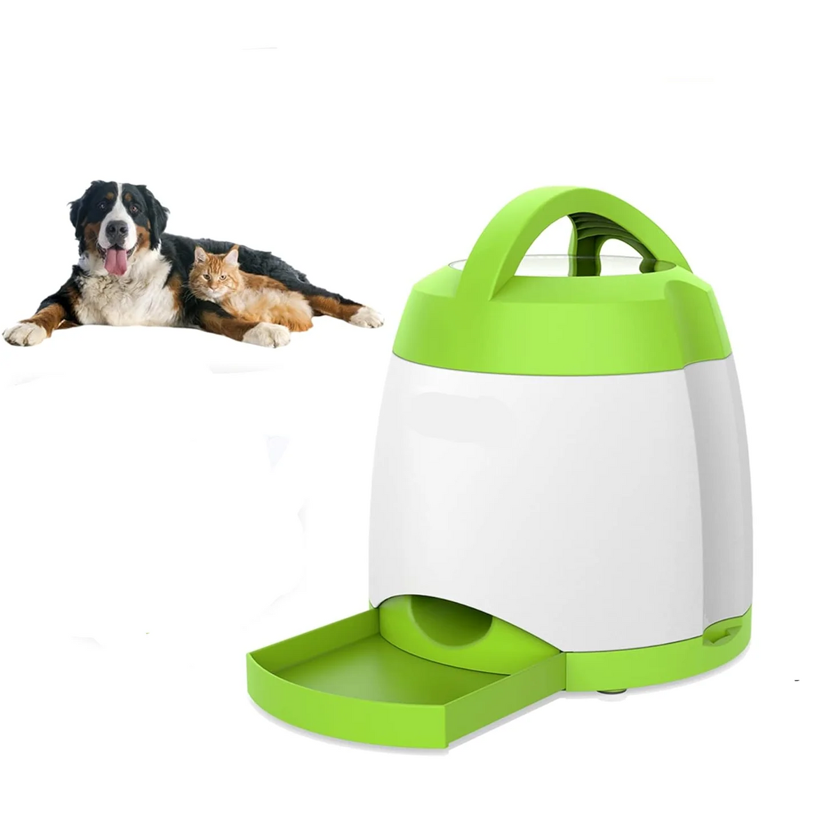 Dog Treat Dispenser Squeaky Remote Twist Portion Control