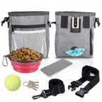Dog Treat Pouch Weatherproof Nylon Waste Bag Dispenser