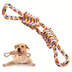 Dog Tug Toy Natural Cotton Dental-Cleaning Medium & Large