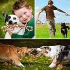 Dog Tug Toy Natural Cotton Dental-Cleaning Medium & Large