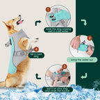 Dog Vest Cooling Reflective Quick-Release Buckles