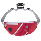 Dog Waist Bag Double-Buckle Quick-Convert Hands-Free Adjustable Waist