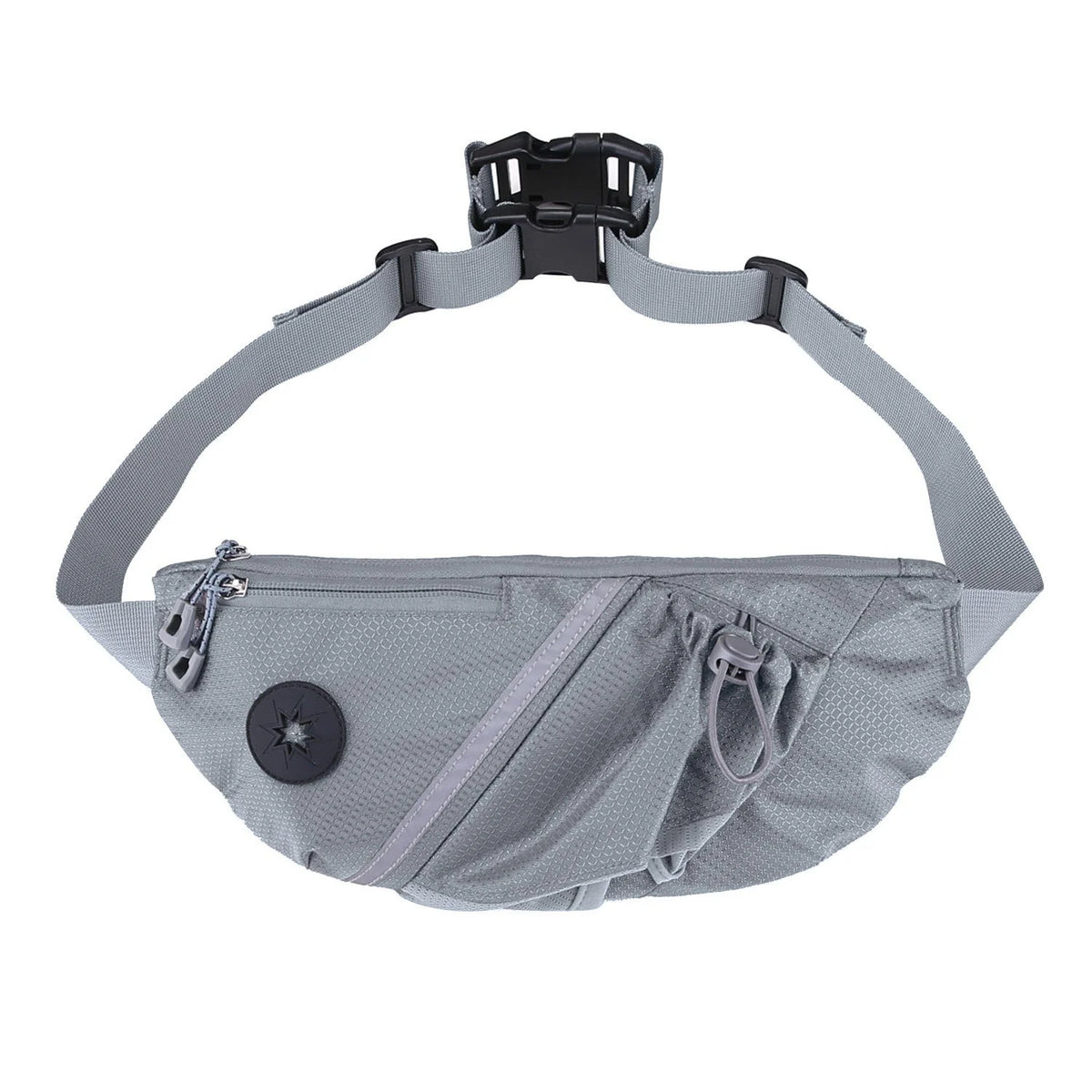 Dog Waist Bag Double-Buckle Quick-Convert Hands-Free Adjustable Waist