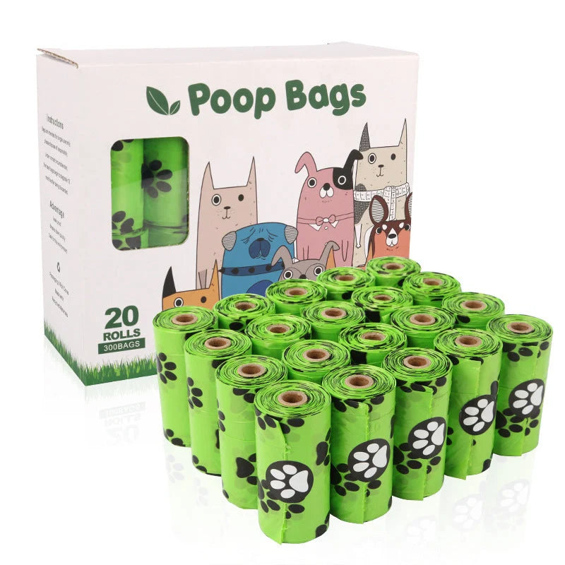 Dog Waste Bags Biodegradable Tear-Resistant & Leak-Proof 15 Per Roll