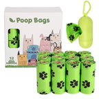 Dog Waste Bags Biodegradable Tear-Resistant & Leak-Proof 15 Per Roll