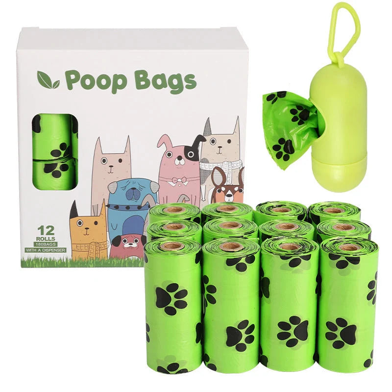 Dog Waste Bags Biodegradable Tear-Resistant & Leak-Proof 15 Per Roll