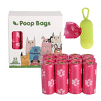 Dog Waste Bags Biodegradable Tear-Resistant & Leak-Proof 15 Per Roll