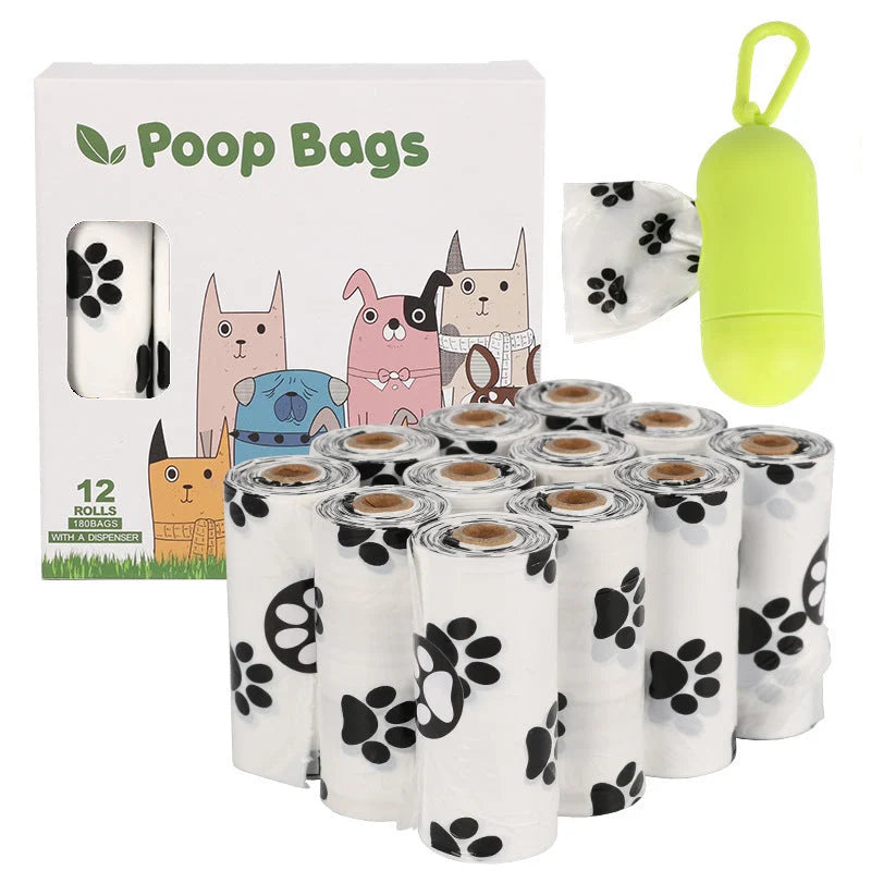 Dog Waste Bags Biodegradable Tear-Resistant & Leak-Proof 15 Per Roll