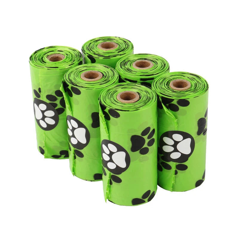 Dog Waste Bags Biodegradable Tear-Resistant & Leak-Proof 15 Per Roll