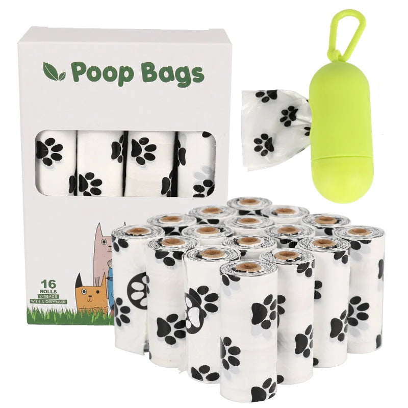 Dog Waste Bags Biodegradable Tear-Resistant & Leak-Proof 15 Per Roll