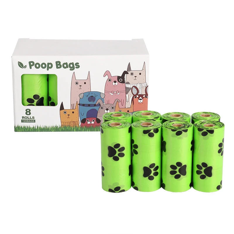 Dog Waste Bags Biodegradable Tear-Resistant & Leak-Proof 15 Per Roll