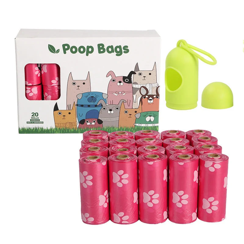 Dog Waste Bags Biodegradable Tear-Resistant & Leak-Proof 15 Per Roll